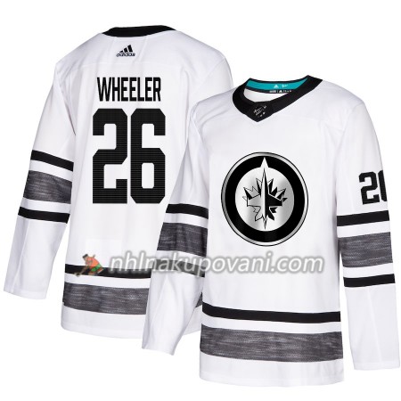 Winnipeg Jets Dresy All Star 2019 Blake Wheeler 26 Bílá 2019 NHL All-Star Adidas Authentic - Pánské Winnipeg Jets Dresy All Star 2019 Blake Wheeler 26 Bílá 2019 NHL All-Star Adidas Authentic - Pánské